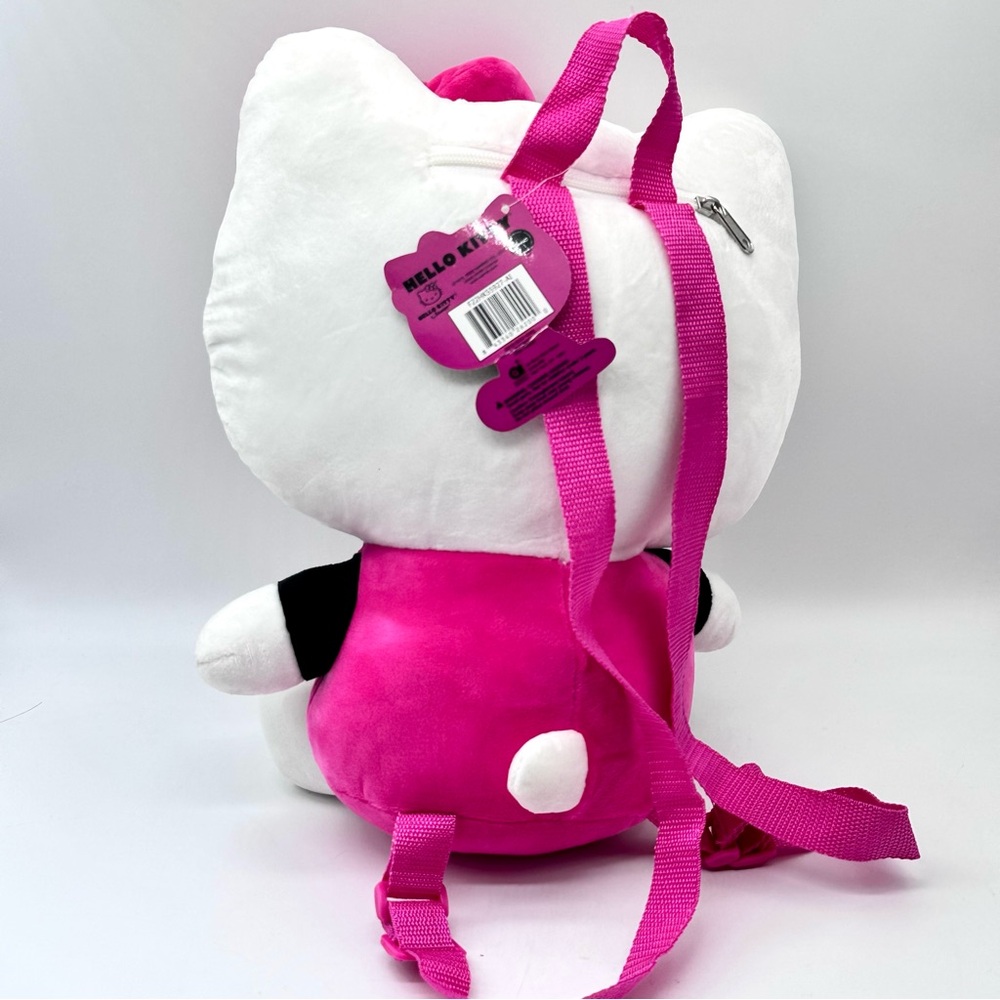 Hello Kitty 14-inch Sanrio Kid’s Women’s Plush Backpack - Picture 5 of 6